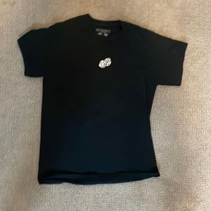 black stitched dice riot society tee